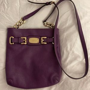 Used - Purple Michael Kors messenger bag